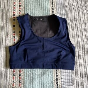 Oiselle Flyout Bra Navy Blue size 8